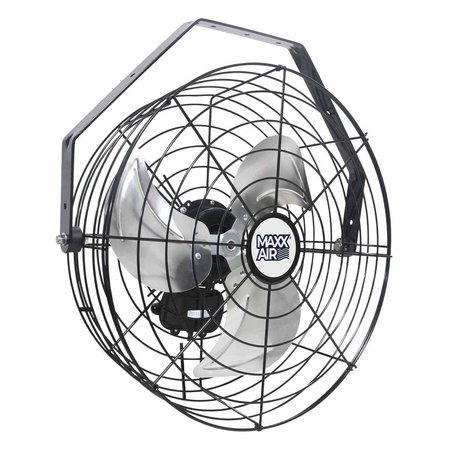 Maxx Air Wall Mount Fan, Wall Fan, Ag Fan, Poultry Fan Non-Oscillating, 120 V, 1,300 / 1,500 / 1,800 CFM HVWM 18PF